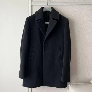 새상품급 유나이티드 애로우즈 피 코트 울 그레이 기모