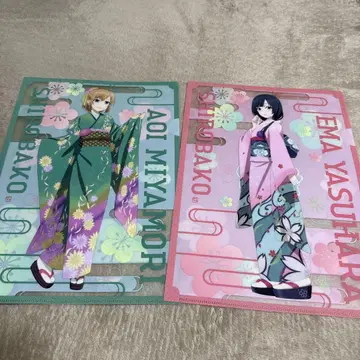 SHIROBAKO 클리어 파일 2장 묶음 판매