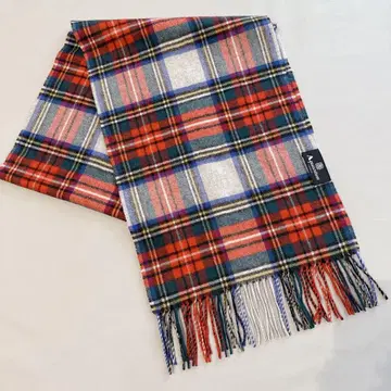 Aquascutum 아쿠아 스큐텀 체크 무늬 머플러 스톨