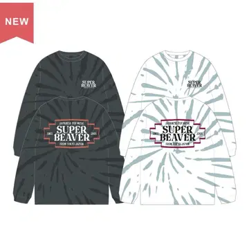 SUPER BEAVER TYE DIE L/S T-SHIRT
