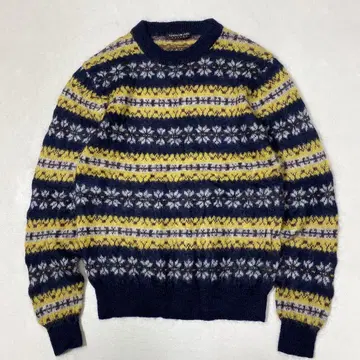 TOMORROWLAND tricot 페어아일 패턴 모헤어 니트