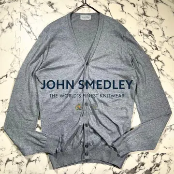 새상품급 (M) John Smedley 씨 아일랜드 코튼 가디건