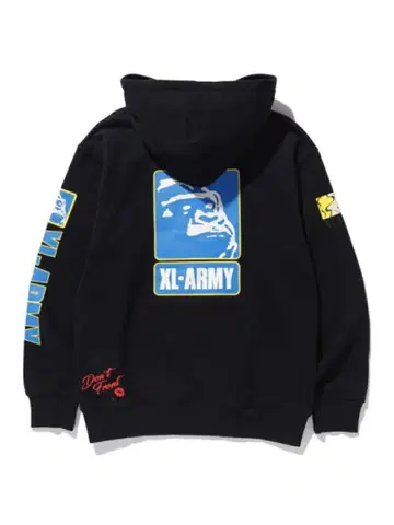 엑스라지 XLARGE 후드티 검정 블랙