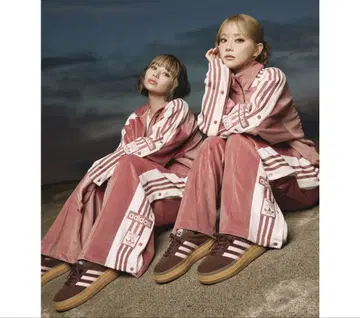 아디다스 아디브레이크 벨로아 팬츠 핑크 S 시게모리 사토미 이소베 키호