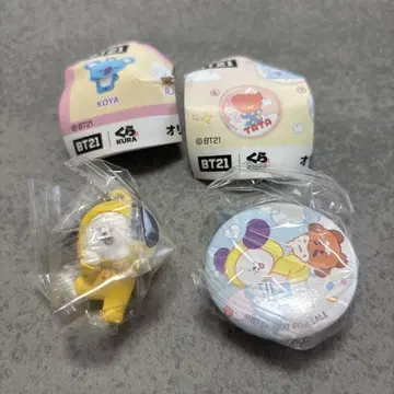 쿠라스시 BT21 치미 오리지널 피규어 캔뱃지