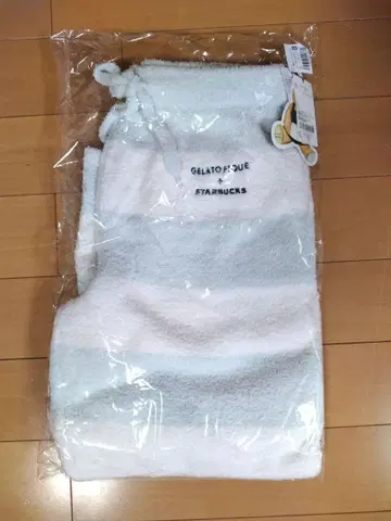 스벅 젤라피케 파우더 베어 자수 보더 롱 팬츠 민트 그린