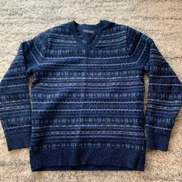 타미힐피거 네이비 스트라이프 스웨터 XL