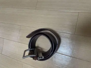 브라운 가죽 벨트 약 100cm