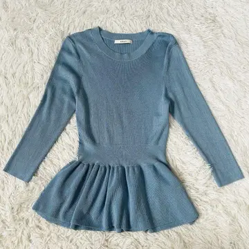 아나이 아세테이트 폴리에스테르 플럼 리브 블루 M