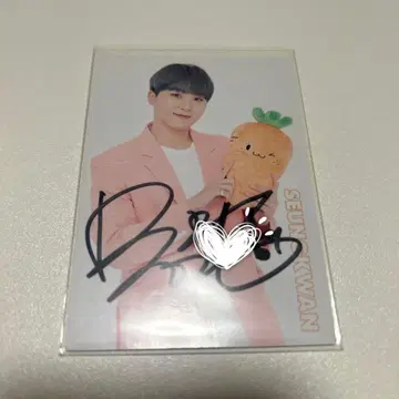 SEVENTEEN 승관 친필 사인 트레이딩 카드