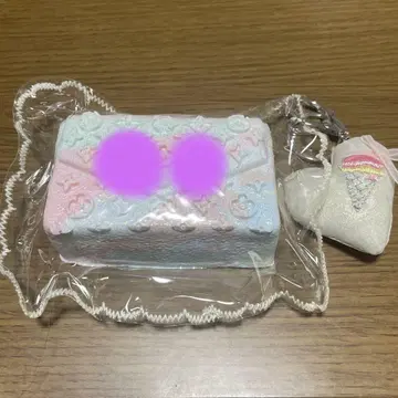 가방형 스퀴즈 마블 컬러 라메