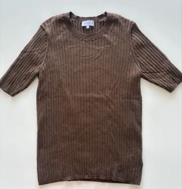 MACKINTOSH LONDON 사이즈 44 반팔 리브 니트 브라운