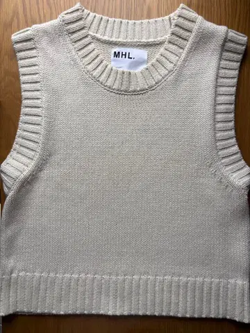 MHL. 아이보리 니트 베스트