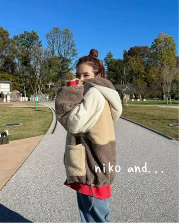 [ niko and - ] '23 make staff 보아 자켓