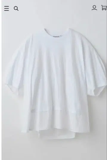 나곤스탠스 woven combination t-shirt