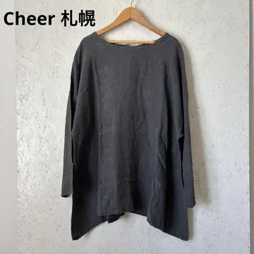[ 린넨 ] 코1 Cheer 삿포로 풀오버/튜닉 먹색 린넨 100%