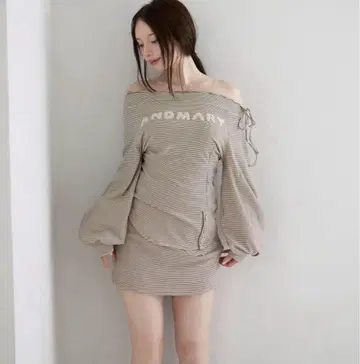 andmary 아이비 루즈 세트업 베이지