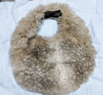 츠모리치사토 한비 패턴 퍼 백