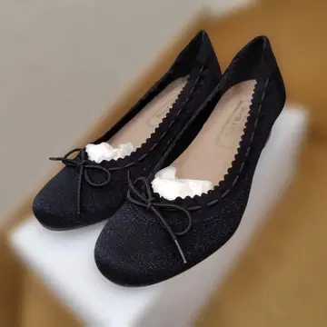 [ 미사용 ] JELLY BEANS 블랙 펌프스 22.5cm