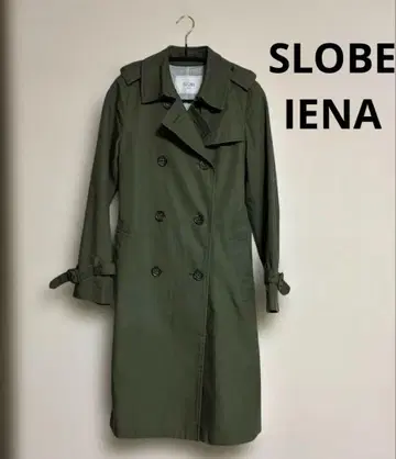 SLOBE IENA 슬로브 이에나 트렌치코트 카키 36 벨트 포함