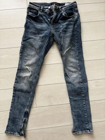 ZARA 데미지 가공 데님 팬츠 EUR 38