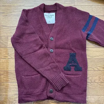 Abercrombie & Fitch 가디건 M 버건디