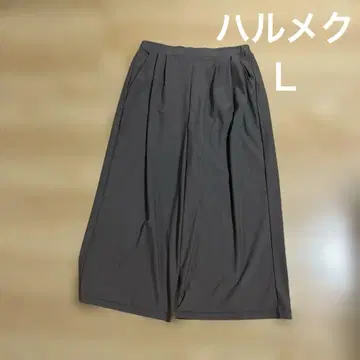와이드 팬츠 L 사이즈 그레이