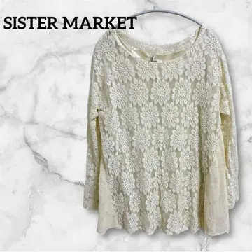 SISTER MARKET 아이보리 레이스 긴팔