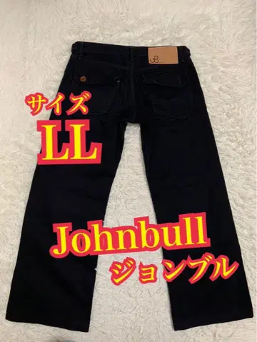 Johnbull 젬블 데님 청바지 블랙 데님 일본제 LL