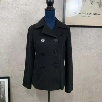 URBAN RESEARCH DOORS 피 코트 블랙