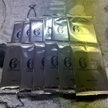 니지 스토어 6주년 기념 스티커 [ 낱개 판매 불가 ]
