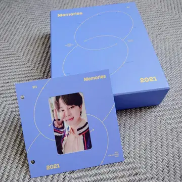 BTS Memories of 2021 Blu-ray 포토 카드 전원 세트
