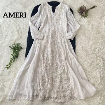 AMERI MEDI EMBROIDERY TULLE LACE DRESS