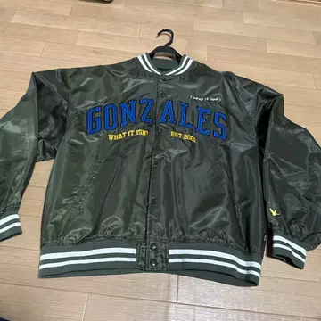 MARK GONZALES 바시티 자켓 M 사이즈 올리브