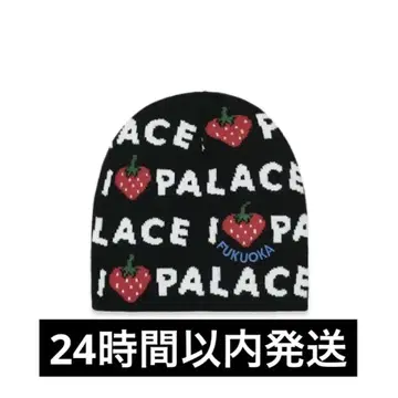 PALACE Fukuoka Beanie Black 후쿠오카 비니