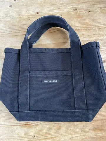 marimekko 블랙 토트백 미니 사이즈