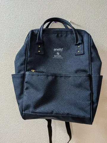 anello 블랙 나일론 백팩