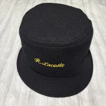 [컨디션 최상] LACOSTE 멜톤 시그니처 버킷 햇 unisex