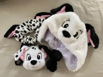 101마리 강아지 팬캡 헤어밴드 파우치 3종 세트