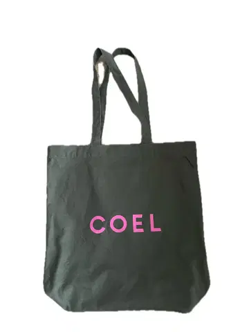 COEL 다크 그린 토트백