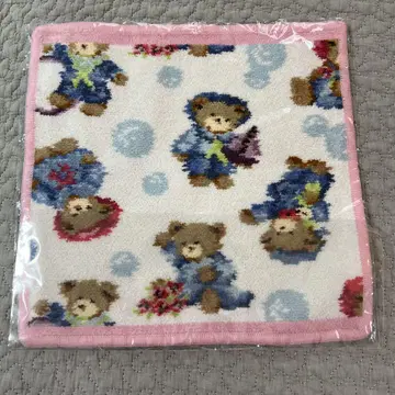 FEILER 곰 무늬 손수건 약 25cm