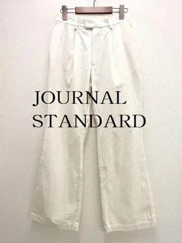 JOURNAL STANDARD 코듀로이 슬랙스 38 화이트