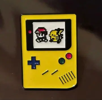 포켓몬스터 핀즈 레드 피카츄 도트 새상품 미사용