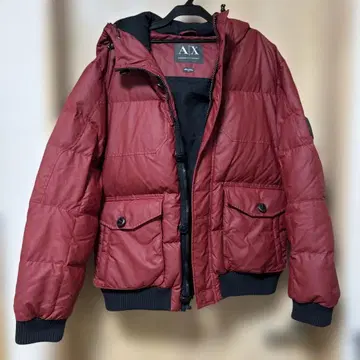 Armani Exchange 빨간색 다운 자켓