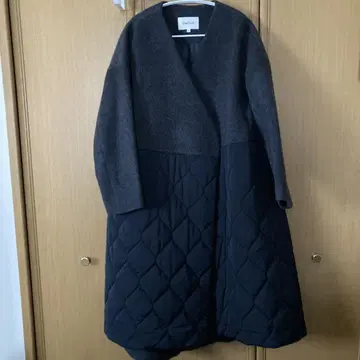 엔폴드 퀼팅 코트 36