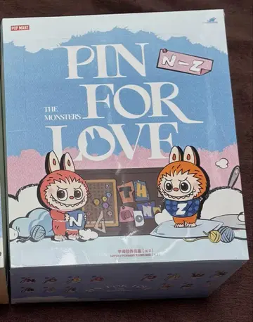 popmart PIN FOR LOVE 펜던트 참 모듬 N-Z