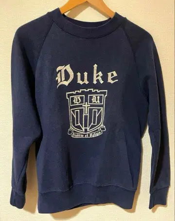USA제 SOFFE Duke 엠블럼 맨투맨 네이비