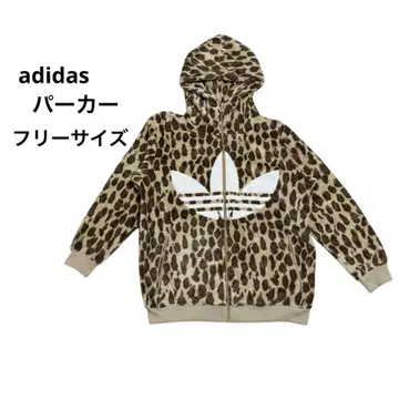 adidas 후드티 레오파드 무늬 로데오 크라운 여성용 프리 사이즈