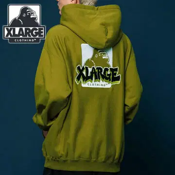엑스라지 XLARGE 올리브 카키 후드티