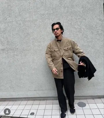 KAJA 와이드 사파리 자켓